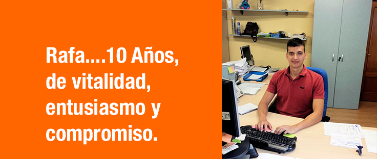 Rafa, vitalidad, entusiasmo y mucho más….
