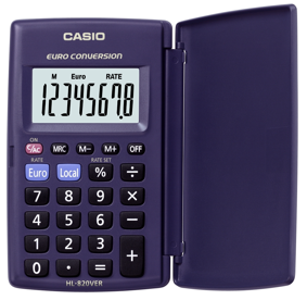 Calculadora Casio HL-820 VER