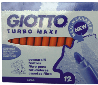 Rotuladores Giotto Turbo Maxi Unicolor