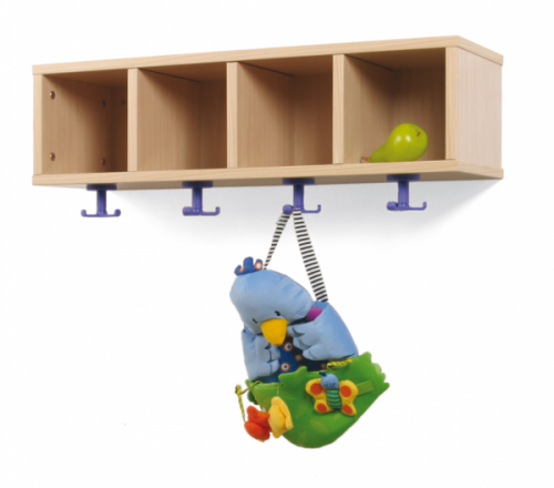 Mueble Perchero 4 Casillas 80-22