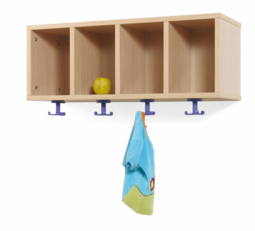 Mueble Perchero 4 Casillas 80-30